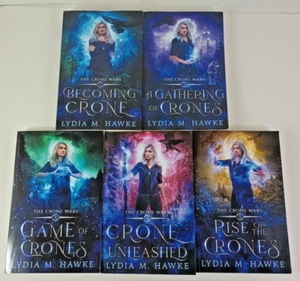 The Crone Wars Series Complete Book Set 1 2 3 4 5 Lydia M. Hawke Paperback lot - Picture 1 of 14