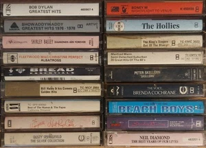 18 x 1960s & 1970s MIXED ARTIST Cassette Albums ☆Job Lot/Bundle - All Pictured☆K - Picture 1 of 11