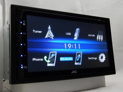 JVC KW-M25BT 🟦 2DIN Car Radio with USB Bluetooth (No:2526220) - Image 1 of 4