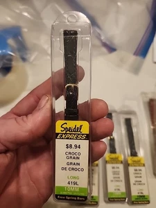 Cinturini per orologio Speidel 419L 10mm nero testurizzato - Foto 1 di 4