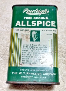 Lata de especias vintage - Rawleigh's 3 1/4 oz Jamspice - Imagen 1 de 6