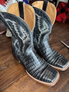 Stivali Eldorado fatti a mano 12 D stivali pancia caimano - Foto 1 di 11