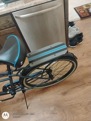 Bicicleta tándem Kulana Lua ruedas de 20 pulgadas velocidad única negra/azul/azul claro usada Foto 1 de 3