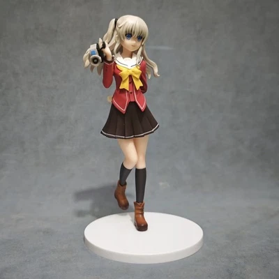 Figura Anime Charlotte: Uniforme Escolar Nao Tomori Cámara Pose Estatua Coleccionable Foto 1 de 4