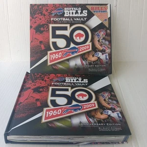 BUFFALO BILLS FOOTBALL VAULT 50 SEASONS 1960-2009 Anniversary Edition W/SLIPCASE - Picture 1 of 14