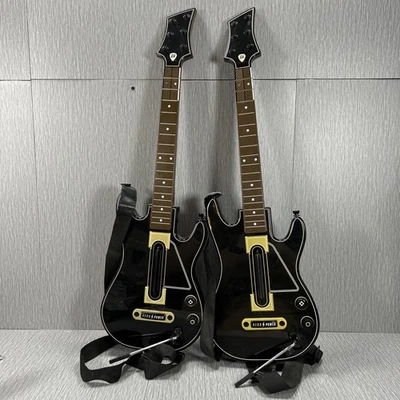 Lot 2 Guitar Hero Universal Guitar Xbox 360 PS3 PS4 Activision NO DONGLES - Image 1 of 4