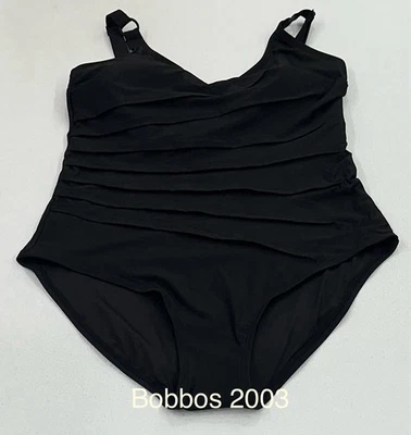 Купальник цельный женский DKNY, черный, размер L - Изображение 1 из 4