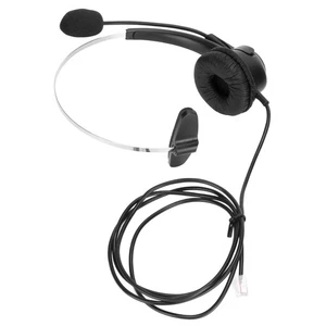 Auriculares telefónicos Rj9 auriculares con micrófono ajustable 330° para hogar y llamadas AM - Imagen 1 de 23
