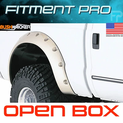 Bushwacker 20046-02 Negro Recorte Estilo Suave Llamaradas Traseras Para 99-10 Ford F250 SD Foto 1 de 4