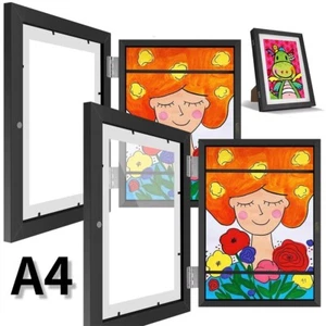 Wall Decoration Wooden Kids Art Frame Changeable Picture Frame For Kids - Picture 1 of 15