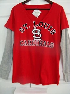 St. Louis Cardinals G-III 4Her Carl Banks Women Thermal Top XL NWT $30 - Picture 1 of 4