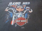 harley davidson HAWG WILD TEE RARE 1986 3D EMBLEM VINTAGE SOFT AND RARE TEE