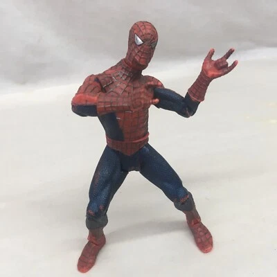 Boneco de ação Marvel Web Slinging Spider-Man ToyBiz 2002 Loose Spiderman - Imagem 1 de 4