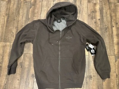 Volcom Sweatshirt LG Lifer Full Zip Hoodie Logo Skater Surfer Outdoor NEW TAGS - Image 1 of 4