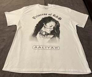 Aaliyah Princess Of R&B Original T Shirt Mens XXXL Short Sleeve Cotton - Picture 1 of 6