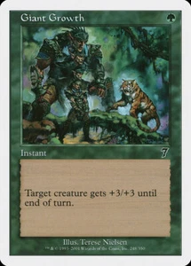 4 Giant Growth 4x x4 - LP - 7th Edition - SPARROW MAGIC - mtg - Picture 1 of 1