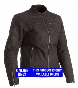 RST Ripley Women's CE Approved Leather Motorcycle Jacket Black - Picture 1 of 2