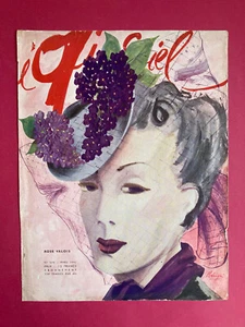 couverture l'Officiel mode haute couture mars 1941 décoration Paris Bénigni - Picture 1 of 3