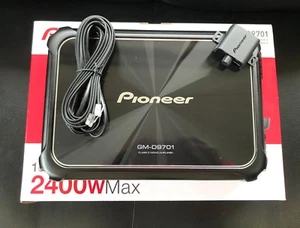 PIONEER GM-D9701 class D Monoblock Subwoofer Amp 2400 Watts 1 Ohm incl.Bass Knob - Picture 1 of 6