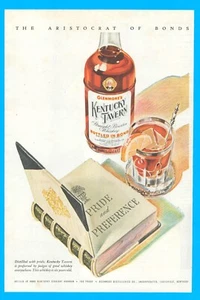 1943 GLENMORE'S Kentucky Tavern bourbon whisky STAMPA ANNUNCIO liquore Louisville - Foto 1 di 3