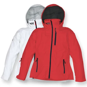 Helly Hansen - Ladies Jacket Waterproof & Windproof Jacket - Red & White - Picture 1 of 16