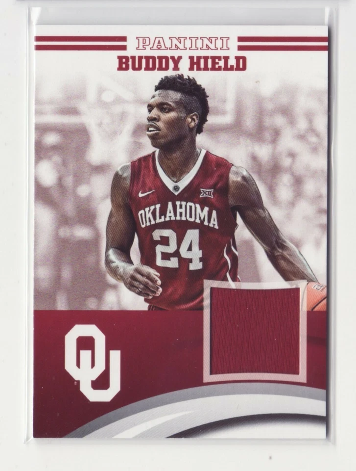 Camiseta deportiva Panini Collegiate Oklahoma 2016 #BH1 Buddy Hield - plana S/H Foto 1 de 1