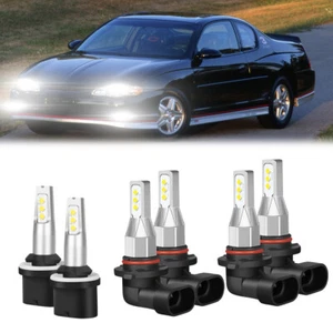 Faros LED de 2 lados bombillas de niebla alta para Chevy Monte Carlo 2000-2002 2003-05 - Imagen 1 de 12
