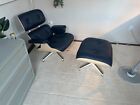 Lounge chair indoor leather -- Herman Miller