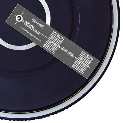 Mirrored Turntable Stylus Alignment Protractor – Eliminate Tracking Errors, Redu - Image 1 of 4