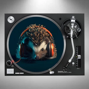 Par de auriculares giratorios para música DJ Hedgehog Slipmats 12" o individuales - Imagen 1 de 5