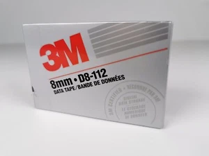 3M 8mm D8-112 Data Tape 40858 Digital Data Storage NEW Sealed - Picture 1 of 3