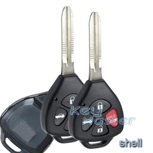 Keyless Remote Key Shell Case Fob for Toyota Land Cruiser FJ Cruiser Rav4 Yaris - Foto 1 di 4