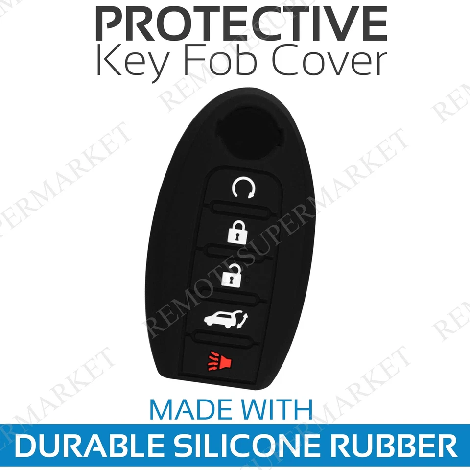 Key Fob Cover For 2014 2015 2016 2017 2018 Infiniti QX60 Remote Case Skin Foto 1 de 1