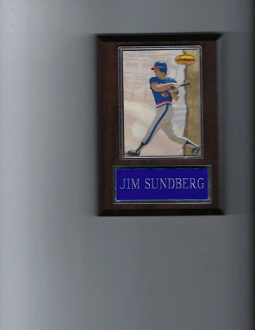 JIM SUNDBERG PLAQUE BASEBALL TEXAS RANGERS MLB   C Cover