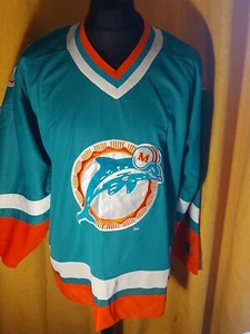 Miami Dolphins 90s Vintage Nfl Jersey In Medium F - Picture 1 of 7