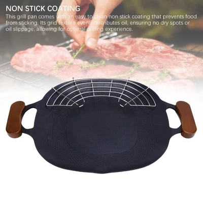 BBQ Griddle Nonstick Coating Fast Heat Transfer Korean Grill Plate For Electric - Image 1 of 4