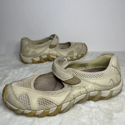 Zapatos MERRELL WATERPED Continuum Vibram Talla 8 Mary Jane Punta Cerrada Amarillo Foto 1 de 4