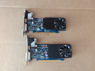 LOTE DE 2 TARJETAS GRÁFICAS DE VIDEO PEGATRON NVIDIA Geforce gt220 0f834p 1gb ddr3 Foto 1 de 4