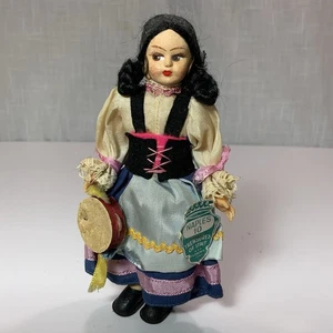 Vintage Eros International Girl Doll Italy Naples Florence 5.5”, 1950 - Picture 1 of 4
