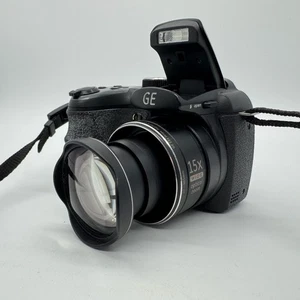 GE Digital Camera X5 14MP 15x Optical Zoom Bridge Tested with 512MB SD Card - Picture 1 of 11