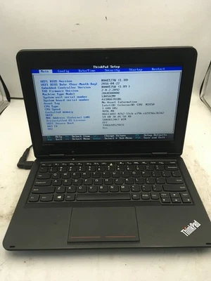 LENOVO THINKPAD YOGA 11E - BOOTS TO BIOS- INTEL CELERON N3150 - 4GB RAM -READ-BB - Image 1 of 4