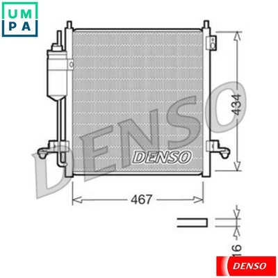 CONDENSER AIR CONDITIONING DCN45001 FOR MITSUBISHI TRITON/L200/Pickup STRADA - Image 1 of 4