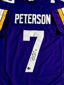 Patrick Peterson Signed Jersey Minnesota Vikings CB Beckett Certified - Picture 1 of 1