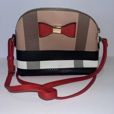 Bolso de Mano Mujer Multicolor Bloque Bandolera Ligero Ajustable Correa para el hombro. Foto 1 de 4