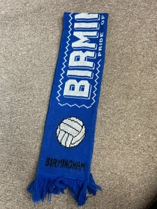Birmingham City Football Club Blue White Scarf Pride Of Midlands BCFC - Picture 1 of 4