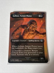 Gollum, Patient Plotter (Borderless) (LOTR) Foil P MTG Universes Beyond - Picture 1 of 2