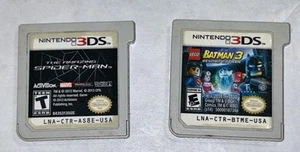 The Amazing Spider-Man & Lego Batman (Nintendo 3DS) Cartridges Only, Not Tested - Picture 1 of 10
