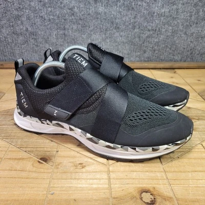 TIEM Slipstream Zapatos de Ciclismo Mujer 10.5 Negro Geométrico Interior Ciclismo Tenis Foto 1 de 4
