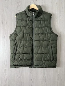 Gap Vest Womens Medium Green Cold Control Water Resistant Puffer Zip Packable - Picture 1 of 4