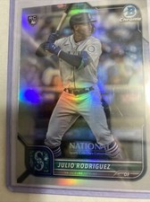 2022 Bowman National Convention Julio Rodriguez Bowman Chrome Promo RC Mariners